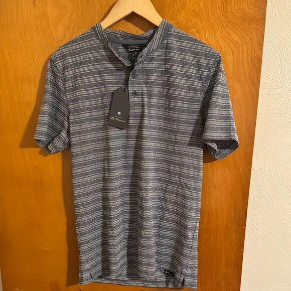 Ben Sherman Henley Shirt Mens Small - Picture 1 of 4